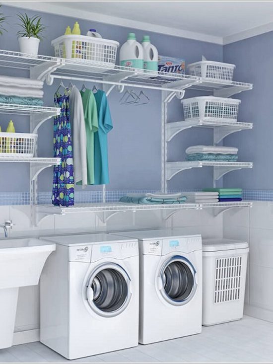 Tạo không gian lưu cho phòng giặt nhà bạn. - Gỗ Trang Trí