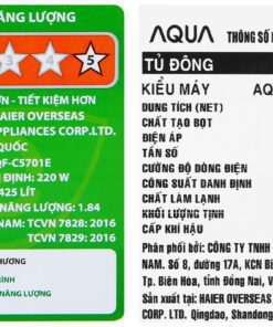 Tủ đông Aqua AQF-C5701E - hình số 9