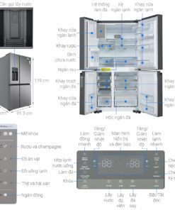Tủ lạnh Electrolux EQE6879A-BVN - hình số 9