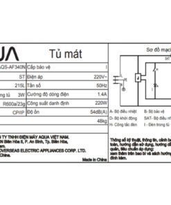 Tủ mát Aqua AQS-AF340N - hình số 7