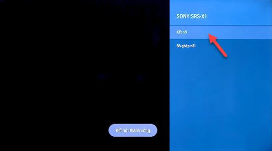Laptop đã được kết nối thành công với tivi