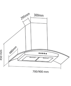 Máy hút mùi Eurosun EH-70K10S - hình số 4