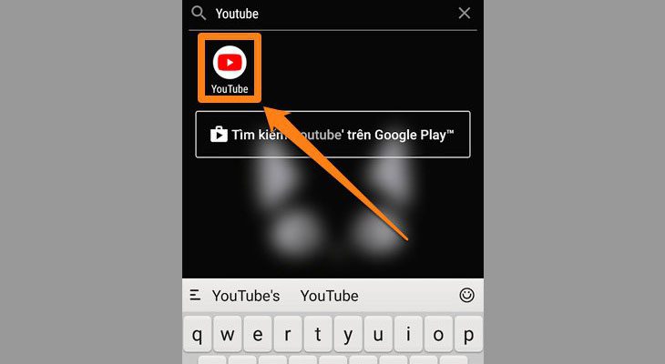 Tìm kiếm và vào ứng dụng Youtube đã đăng nhập tài khoản thành công trên thiết bị di động Tìm kiếm và vào ứng dụng Youtube đã đăng nhập tài khoản thành công trên thiết bị di động