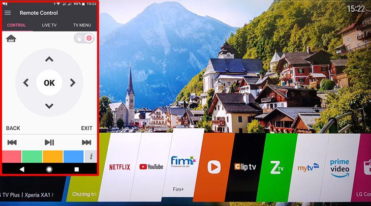 Giao diện các phím điều hướng Giao diện các phím điều hướng