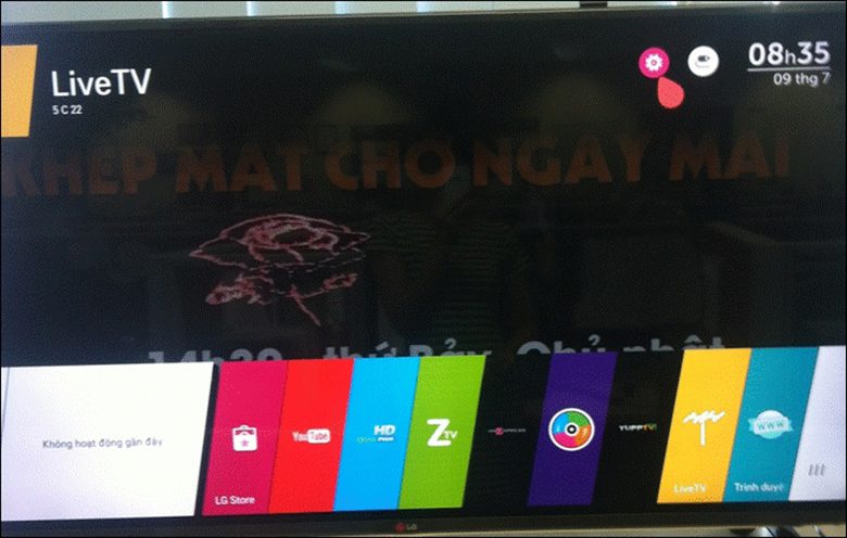 cách sắp xếp kênh tivi LG hệ điều hành WebOS 2014