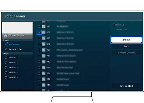 Cách sắp xếp kênh trên tivi Samsung