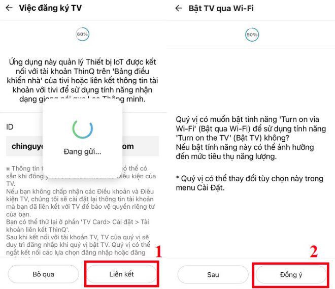 Điều khiển tivi LG bằng ứng dụng điện thoại