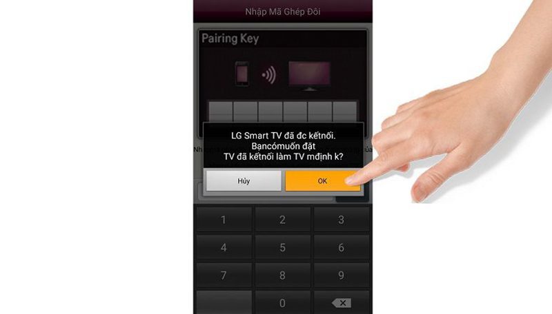 Đồng ý các điều khoản sử dụng của ứng dụng rồi chọn OK