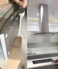 Máy hút mùi Kaff KF-IS90GH - hình số 3