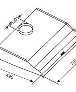 Máy hút mùi Canzy CZ-2060B - hình số 2