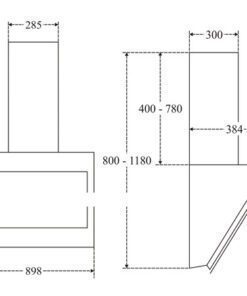 Máy hút mùi Eurosun EH-90CN72 - hình số 2