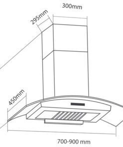 Máy hút mùi Eurosun EH-90K25 - hình số 2