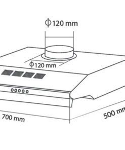 Máy hút mùi Eurosun EH-70C18S - hình số 4