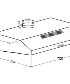 Máy hút mùi Eurosun EH-70CF19B - hình số 4