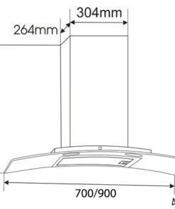 Máy hút mùi Faster FS EN91 70 - hình số 2