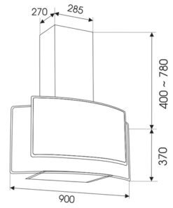 Máy hút mùi Faster WALL DECOR - hình số 2