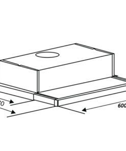 Máy hút mùi Kaff KF-TL600 - hình số 2