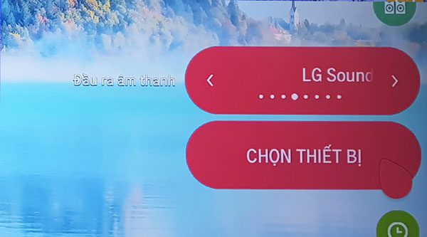Làm thế nào để xuất âm thanh ra từ tivi LG?
