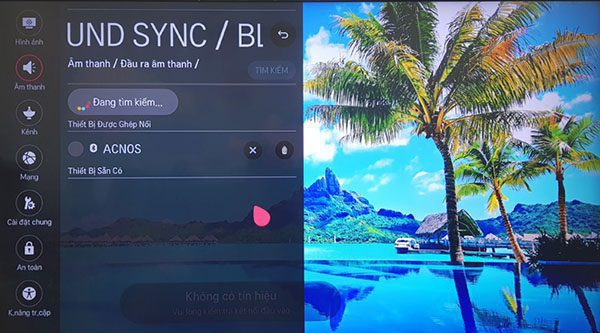 Làm thế nào để xuất âm thanh ra từ tivi LG?