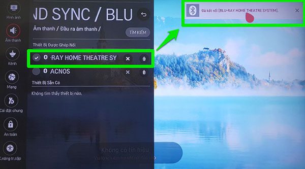Làm thế nào để xuất âm thanh ra từ tivi LG?