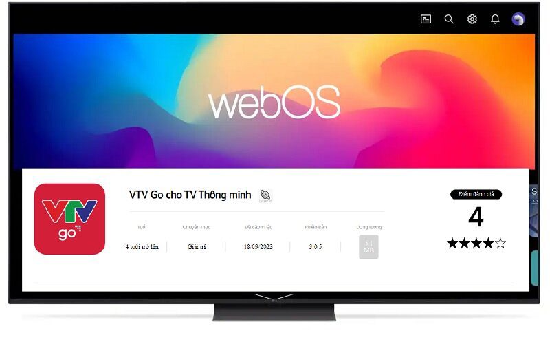 Cách tải ứng dụng VTV Go cho tivi LG mới nhất năm 2024 | websosanh.vn