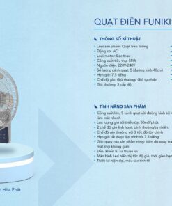 Quạt treo tường Funiki HQD5852 - hình số 6