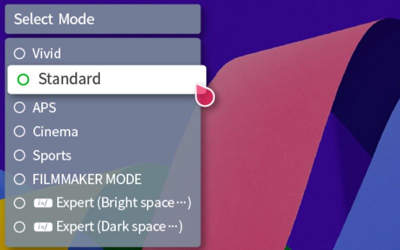 Các chế độ hình ảnh trên tivi LG
