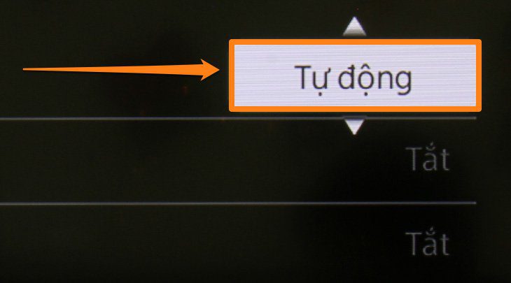 Chọn Tự động