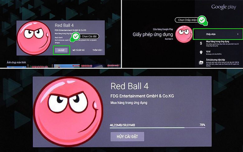 cách tải ứng dụng trên tivi Sony - android tivi sony bước 3