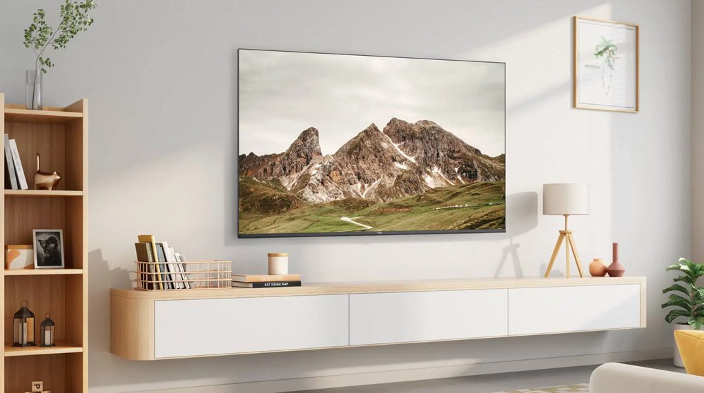 Tivi TCL có thiết kế tối giản