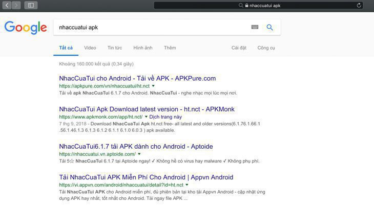 Bạn có thể tải file apk từ các trang mạng Bạn có thể tải file apk từ các trang mạng