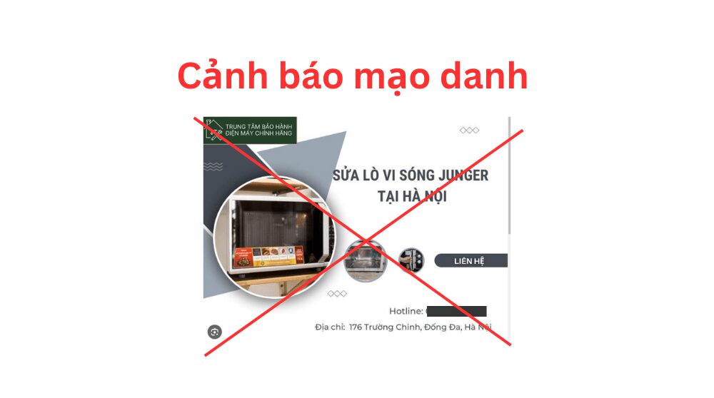 cảnh báo mạo danh Junger