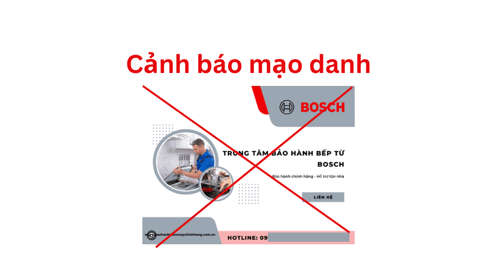 mạo danh trung tâm bảo hành Bosch