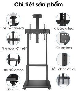 Giá treo tivi di động TV1800 - hình số 2
