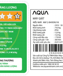 Máy giặt Aqua AW12-B4959U1K(B) - hình số 6