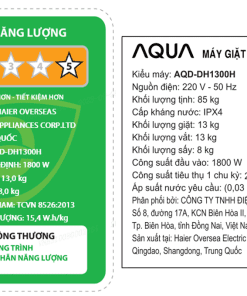 Máy giặt sấy Aqua AQD-DH1300H PS - hình số 5