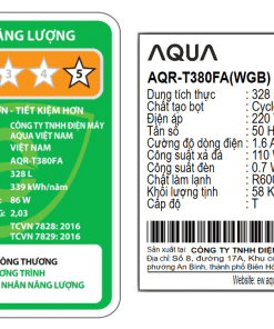 Tủ lạnh Aqua AQR-T380FA(WGB) - hình số 5