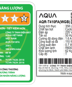 Tủ lạnh Aqua AQR-T410FA(WGB) - hình số 5