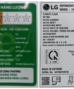 Tủ lạnh LG LFD61BLGA - hình số 9