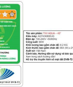 Tivi Aqua AQT43K800UG - hình số 7