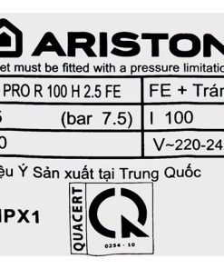 Bình nóng lạnh Ariston PRO R 100 H - hình số 8