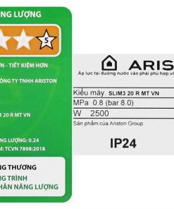 Bình nóng lạnh Ariston 2500W SLIM3 - hình số 8