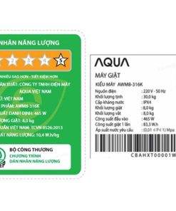 Máy giặt Aqua AWM8-316K(B) - hình số 5