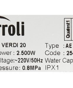 Bình nóng lạnh Ferroli VERDI AE 20L - hình số 8