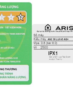 Bình nóng lạnh Ariston AN2 30 LUX-D AG+ - hình số 9
