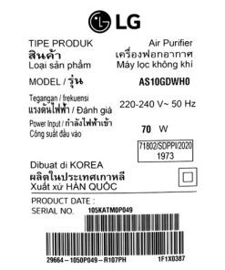 Máy lọc không khí LG AS10GDWH0 - hình số 23