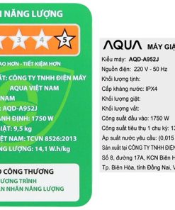 Máy giặt Aqua AQD-A952J BK - hình số 9