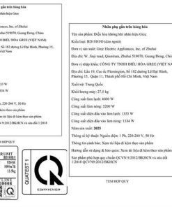 Điều hòa Gree BD18HI - hình số 6