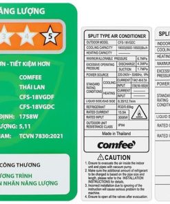 Điều hòa Comfee CFS-18VGDF - hình số 9