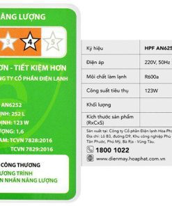 Tủ đông Hòa Phát AN6252 - hình số 14